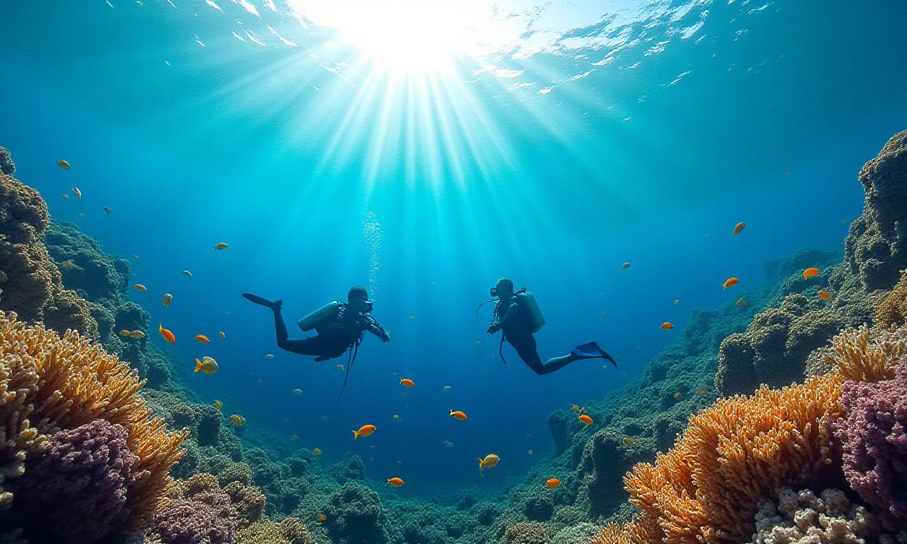 Miami reef scuba diving underwater scenery